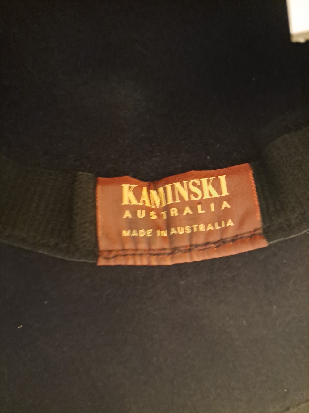 Kaminski Classic Wide Brim Black Felt Bow Cloche Hat Australia - Picture 3 of 3